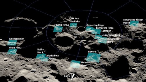 NASA's moon-landing Artemis astronauts will explore 1 of these lunar locales