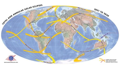 Top total solar eclipses to look out for over the next decade