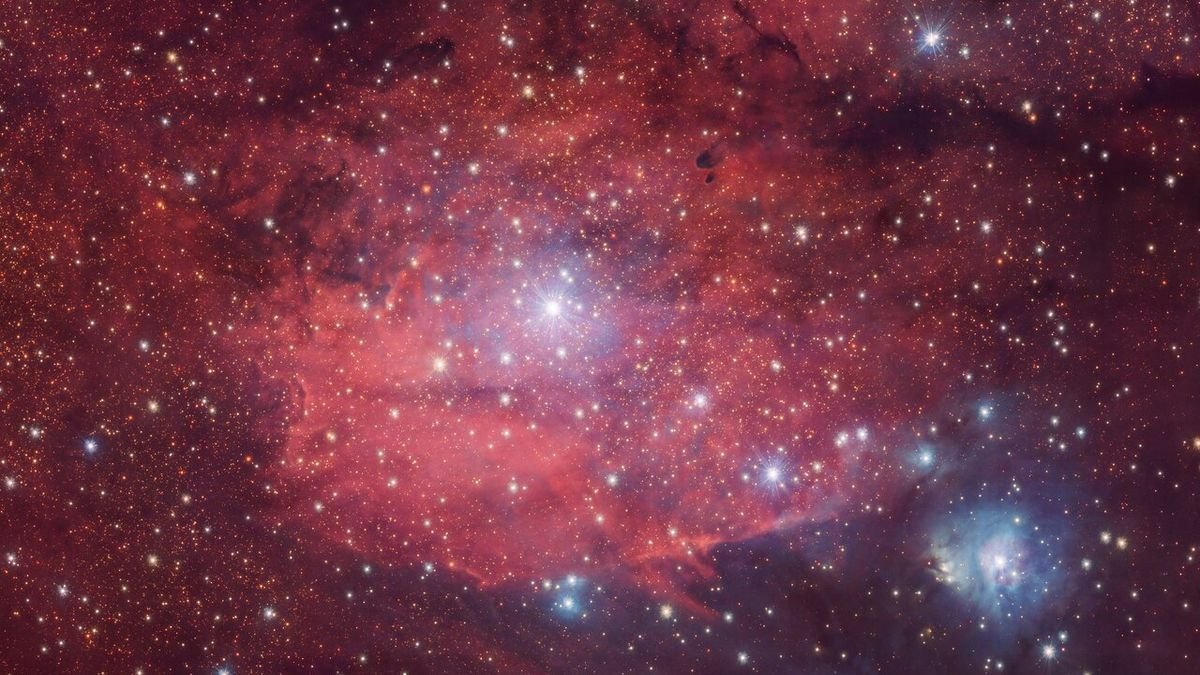 Rosy red nebula glows in gorgeous new European Southern Observatory photo