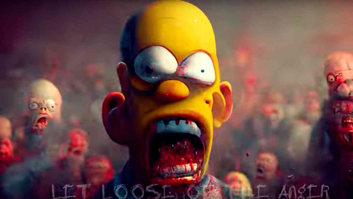 This AI-generated death metal video featuring a demonic Homer Simpson is total nightmare fuel