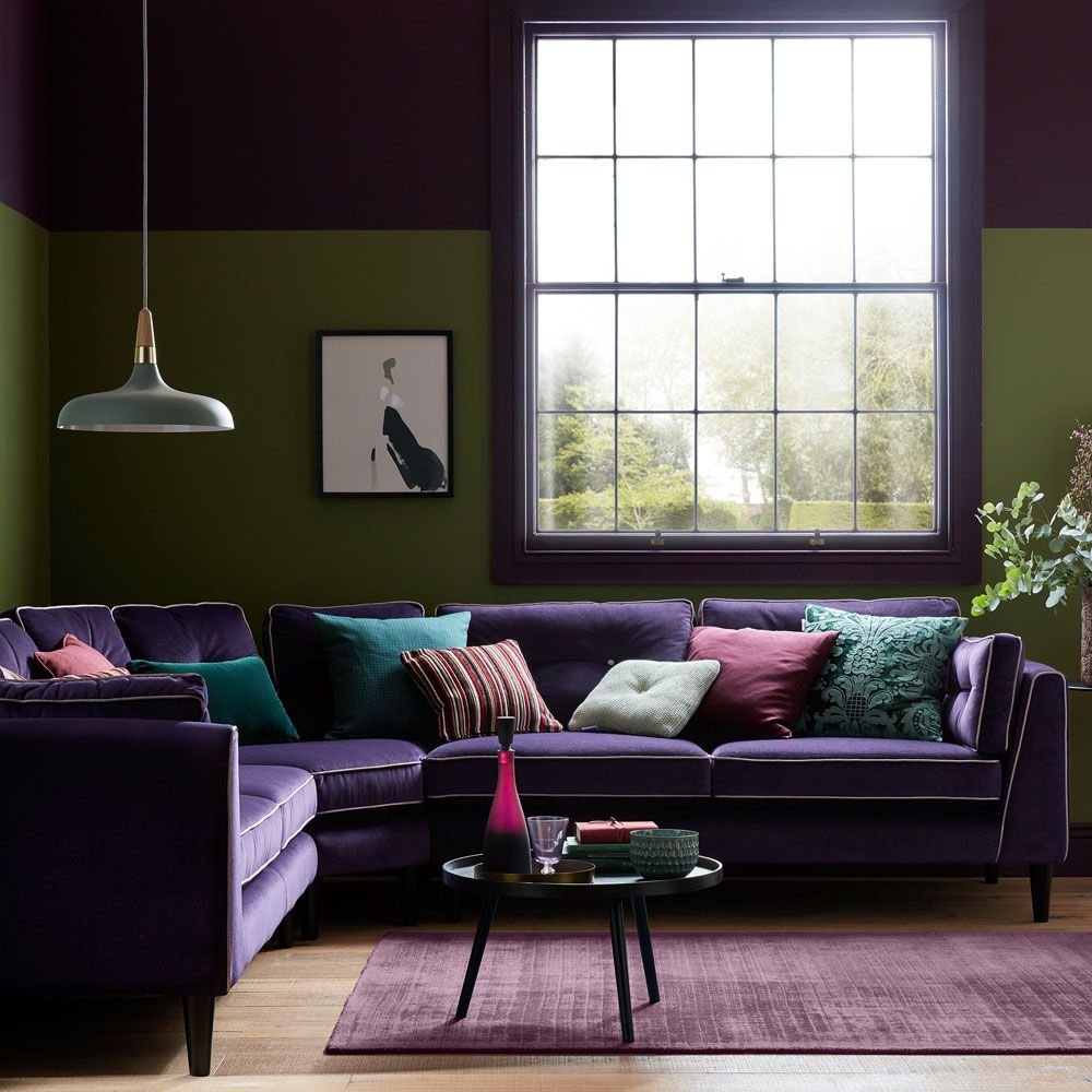 Purple living room ideas – ways to use lilac, mauve and plum