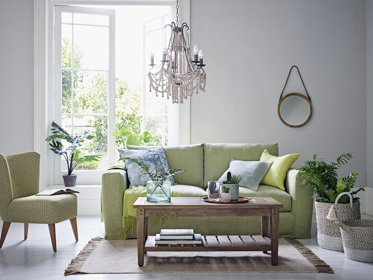 We have found a new love: green sofas