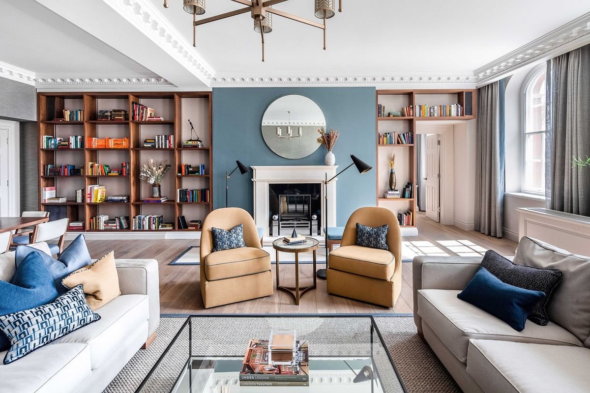 Inside a luxurious London apartment that's inspired by the iconic Covent Garden Piazza