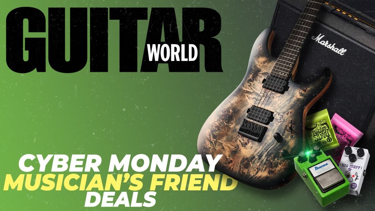 Musician's Friend Cyber Monday deals 2022: save up to 50% off guitar gear until December 4th