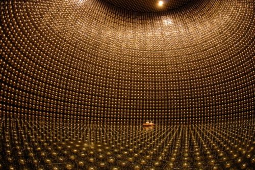 Flickers of light in a giant, underground tank of water in Japan could explain the entire universe