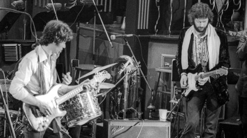 "The Whole Song Turned Into Kind of a Guitar Dialogue Back and Forth": Watch Robbie Robertson and Eric Clapton's Infamous ‘Guitar Duel’