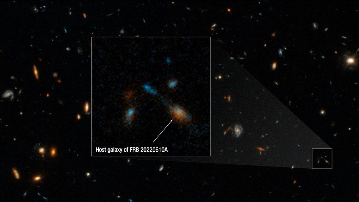 Hubble Telescope finds surprising source of brightest fast radio burst ever