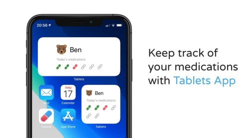 Keep tabs on all of your medication with Tablets App on iPhone, iPad, and Apple Watch