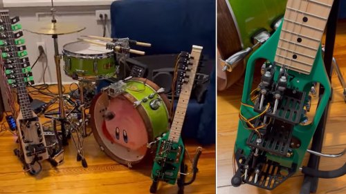 An engineer has programmed a terrifying all-robot band – watch it nail Nirvana, Metallica and Deep Purple classics