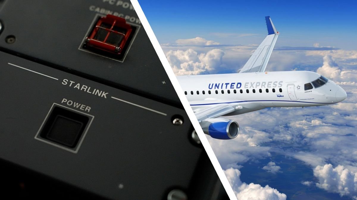 United Airlines successfully installed Starlink on its first aircraft, and the promised speeds are up to 50 times faster