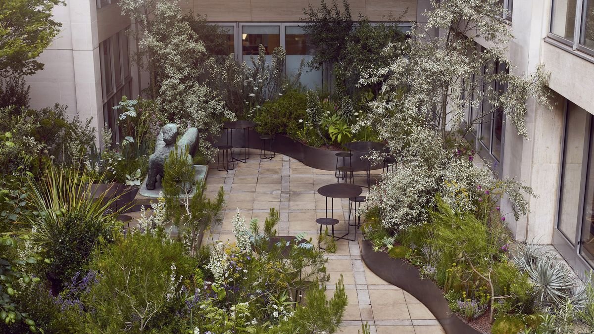 Hermès’s mythical-inspired garden brings the allure of a Parisian rooftop to London’s Mayfair