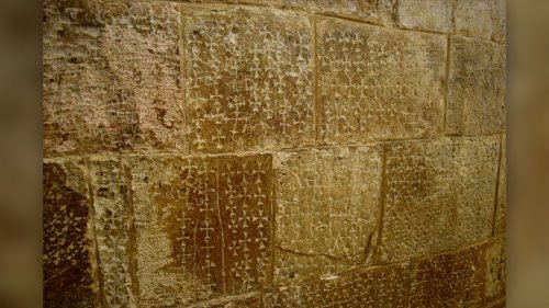 Church of the Holy Sepulchre's mysterious 'graffiti' crosses may not be what they seem