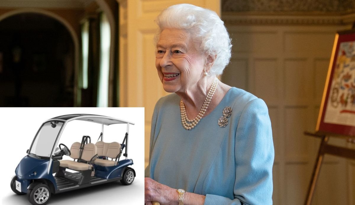 The Queen Takes Delivery of £62,000 Golf Cart