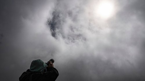 What happens if it's cloudy for the April 8 solar eclipse?