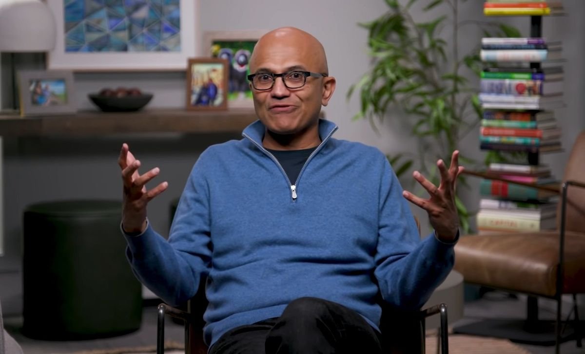 Microsoft CEO Satya Nadella discusses the metaverse and 2021 work norms