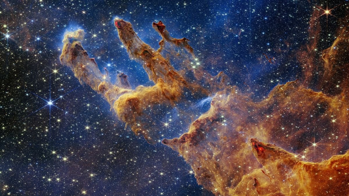 Stunning 'pillars of creation' shine like never before in new James Webb Telescope image