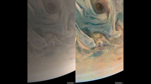 Jupiter's true colors pop in new images from NASA's Juno mission