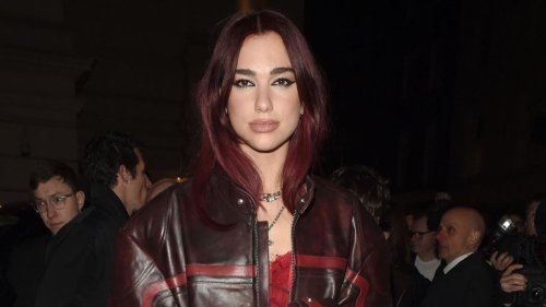 Dua Lipa Wore a Pantsless Lingerie Look on a Date With Callum Turner