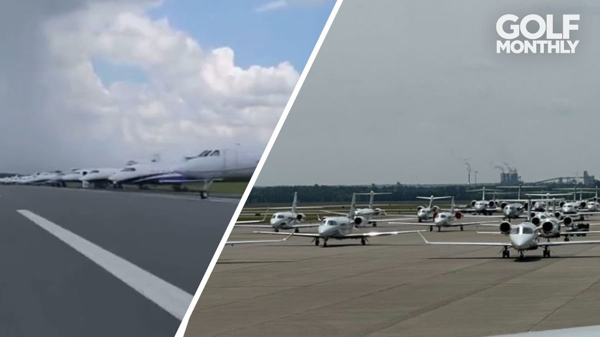 Incredible Augusta Airport Video Shows Huge Number Of Private Jets In Town For The Masters
