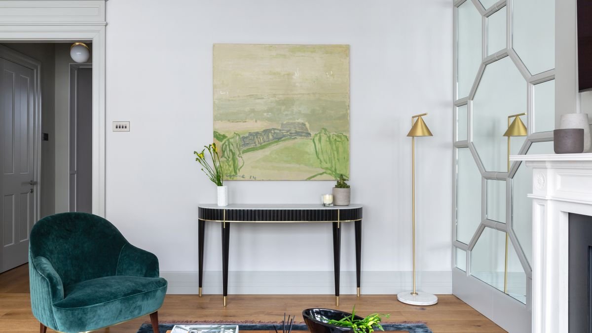 See how this awkward London townhouse was transformed into an elegant home
