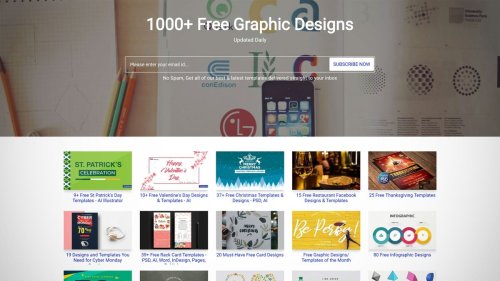 Where to find free graphic design templates