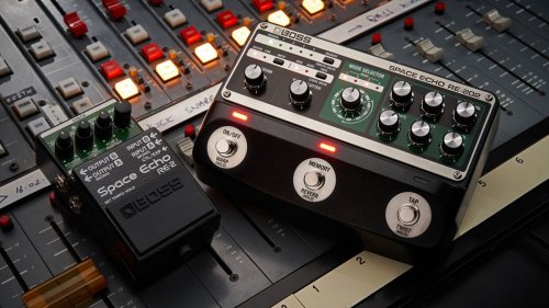 Boss unveils two new Space Echo pedals, the long-awaited RE-2 and RE-202