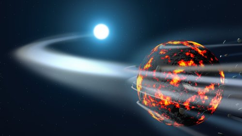 Crushed-up planets around dead stars could rewrite the history of the solar system