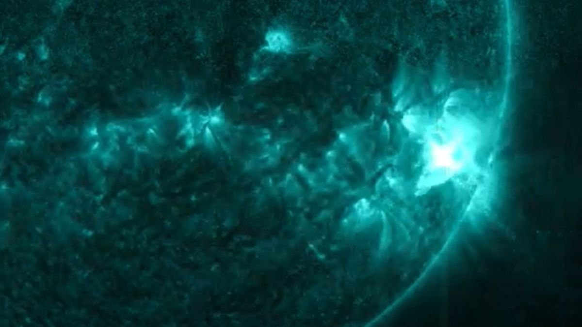 'Hole' in the sun and powerful X1.2 solar flare threaten space weather mayhem