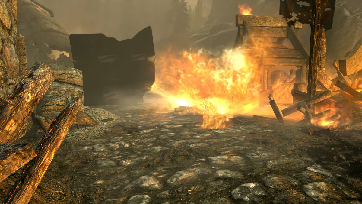 This Skyrim mod turns all the dragons into the actual state of Ohio