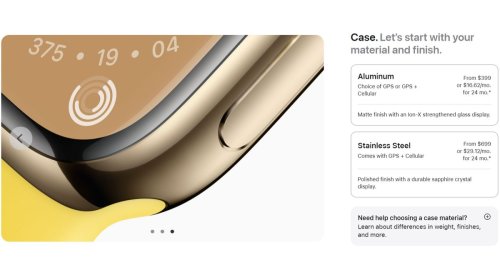 Buying an Apple Watch has never looked better thanks to Apple's all-new website