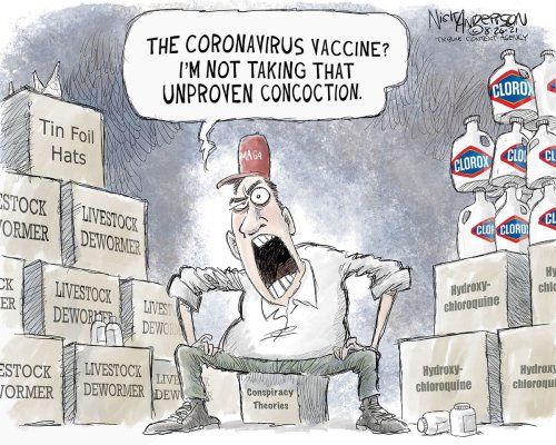 5 sickeningly funny cartoons about right-wing COVID 'cures'