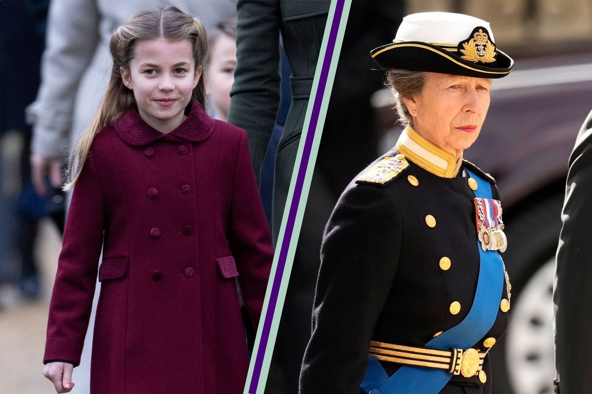Princess Charlotte made history at the age of two with special honour Princess Anne missed out on