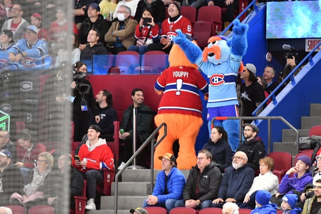 Montreal Canadiens mascot Metal rocks out to Faith No More