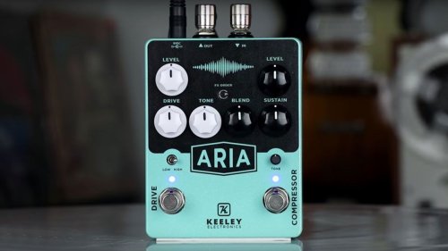 Keeley releases Aria Compressor & Overdrive pedal