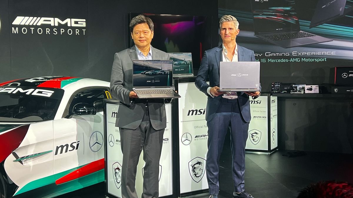 MSI partners with Mercedes-AMG Motorsport for a 'luxury' laptop experience