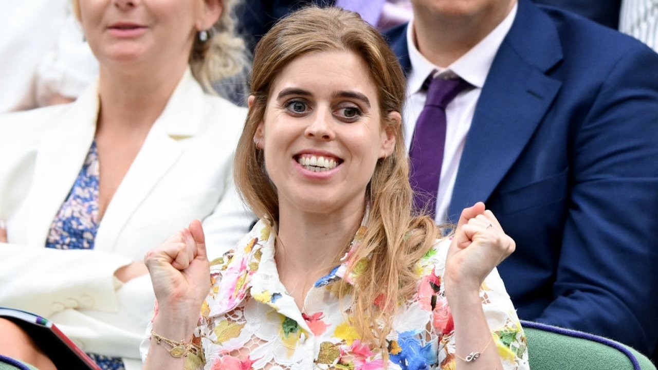 Princess Beatrice Remixes the Wimbledon White Dress Code in a Bright Floral Dress
