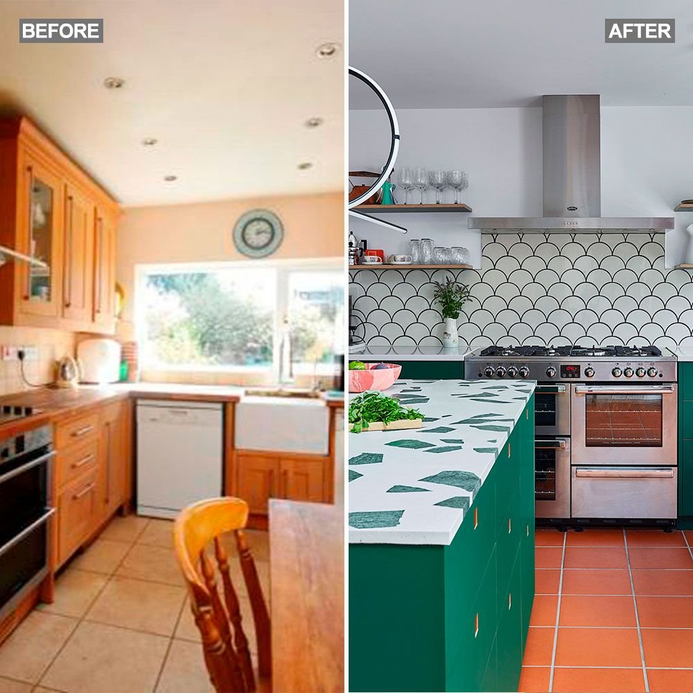 Stunning green kitchen makeover offers a traditional look with a trend-led twist