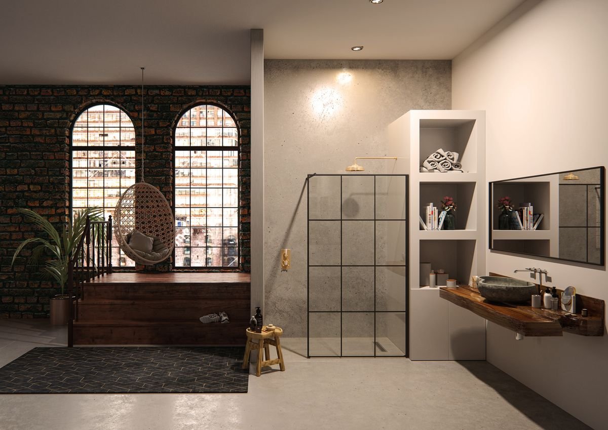 Crittall shower screens: the urban style steps into the shower