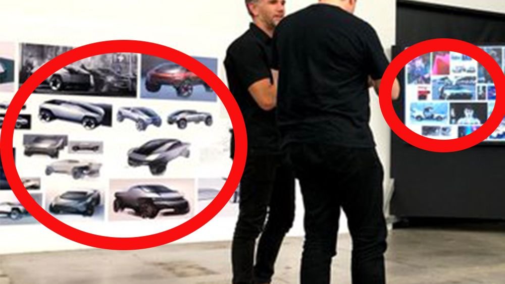 Early sketches show Tesla's Cybertruck could have looked very different
