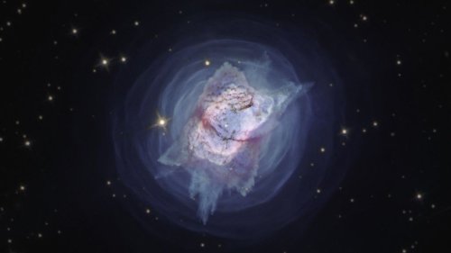 Astronomers pierce cosmic dust of 'Jewel Bug Nebula' to study anatomy of a dying star