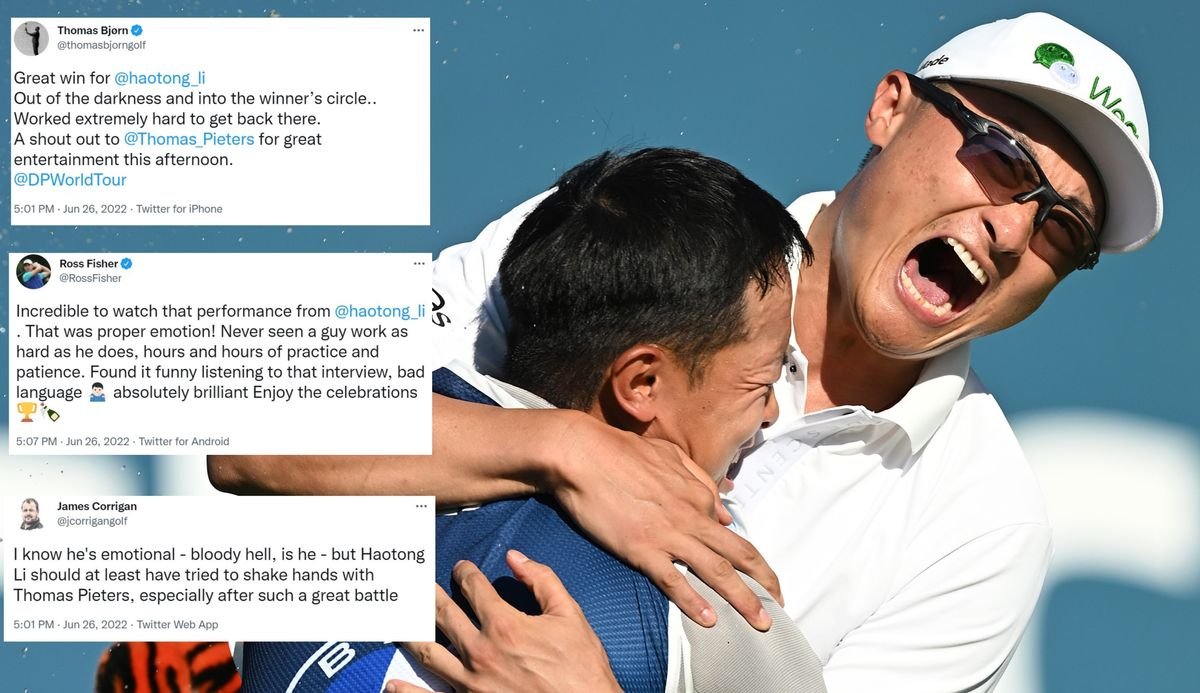 Social Media Reacts To Thrilling Haotong Li Victory