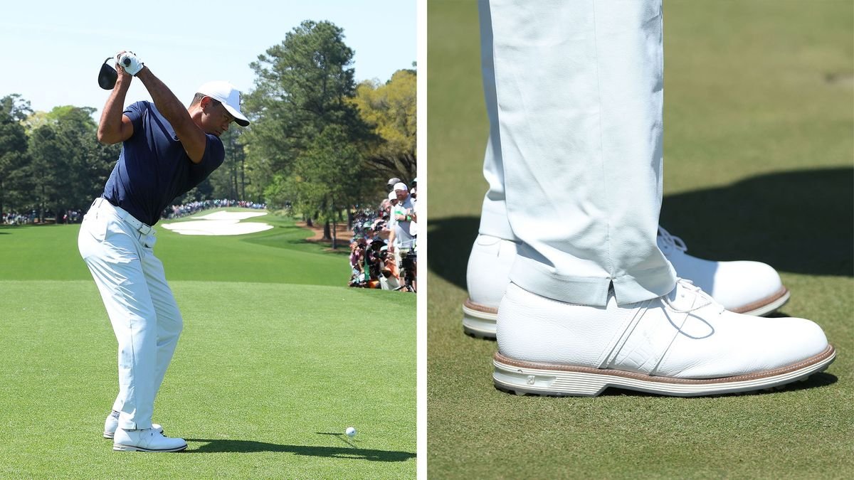 Tiger Woods Spotted Wearing FootJoy Shoes Again At The Masters