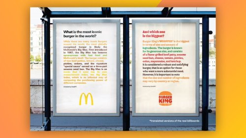 McDonald's and Burger King at war over AI-generated posters