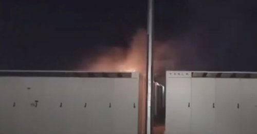 Teslas Riesenakku in Australien brennt: Warnung vor giftigen Dämpfen