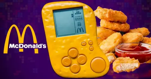 Auf diesem Chicken McNugget läuft Tetris