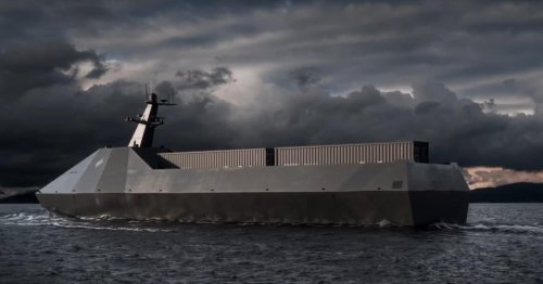 40 Tonnen schweres Drohnenschiff hat 6.500 Kilometer Reichweite