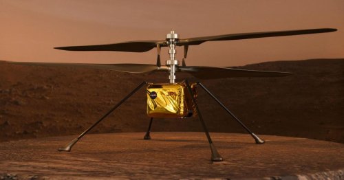 Mars-Helikopter hat blinden Passagier
