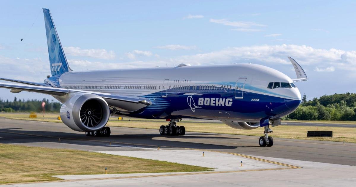 Hier bremst die Boeing 777-9X brutal ab