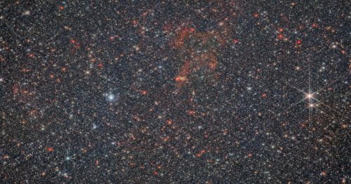Webb-Teleskop beobachtet kosmisches Spektakel
