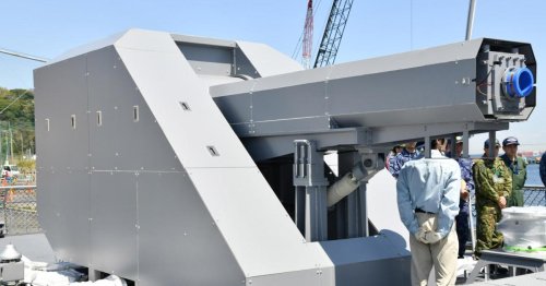 Japan zeigt futuristische Railgun